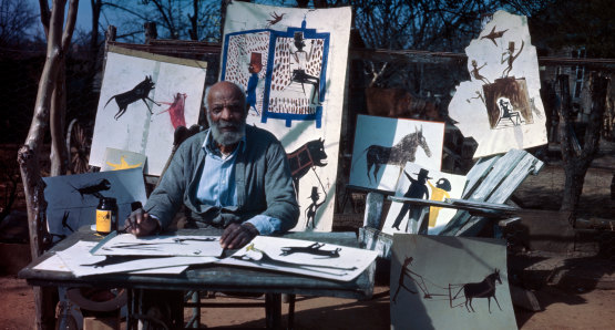 Bill Traylor. Photo by Horace Perry, Courtesy Alabama State Council on the Arts.