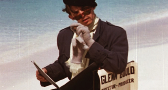 Frame from previously unseen short film
&ldquo;Virtues of Hesitation&rdquo; starring Gould. Nassau, Bahamas, 1956 