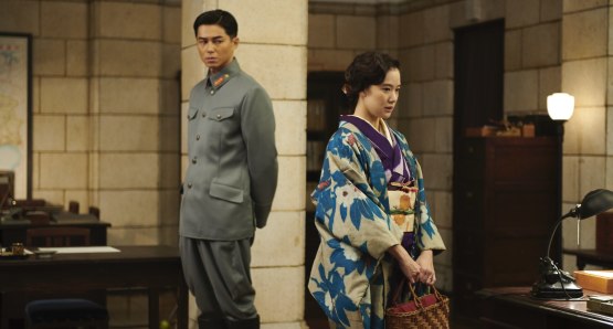 Masahiro Higashide and Yû Aoi in a scene from Wife of a Spy, courtesy Kino Lorber