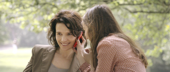 Juliette Binoche and Anaïs Demoustier in Elles, a film by Malgorzata Szumowska. 