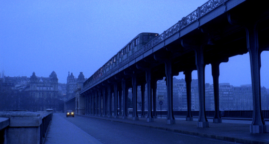 An early morning Parisian scene from Bernardo Bertolucci's THE CONFORMIST. The cinematography is by Vittorio Storaro.