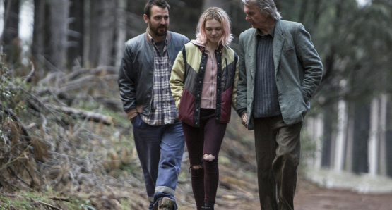 Ewen Leslie (l), Odessa Young (m), Sam Neill (r), The Daughter
